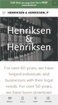 Mobile Screenshot of henriksenlaw.com